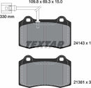 Textar Brake Pad Set - 2414301