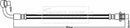 Borg & Beck Brake Hose  - BBH8058 fits Ssangyong Rodius 2.7 Xdi 05-