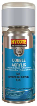 Hycote Double Acrylic Kia Sparkling Silver Spray Paint - 150ml