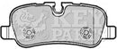 Key Parts Brake Pad Set - KBP1941 fits Land Rover Discovery III 04-