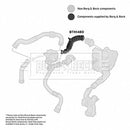 Borg & Beck Air Filter Hose Part No -BTH1480