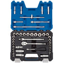 Draper Expert Combined MM/AF Socket Set, 3/8" Sq Dr, Blue (41 Piece)