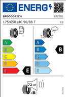 BFGoodrich 175 65 14 90T Activan tyre