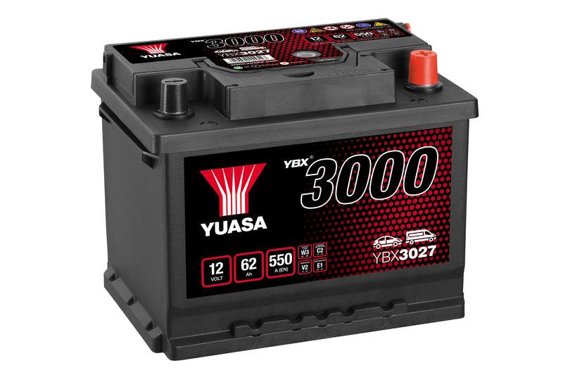 Yuasa YBX3027 - 3027 SMF Battery - 4 Year Warranty