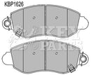 Key Parts Brake Pad Set - KBP1626 fits Ford Transit 2000-