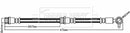 Borg & Beck Brake Hose  - BBH8473 fits Mazda CX-5 11/11-