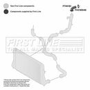 First Line Turbo Hose  - FTH1151 fits VAG Alhambra,Eos,Golf 1.4TSi