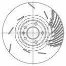 Borg & Beck Brake Disc Single  - BBD6199S fits Macan (Red Calipers) 02/14-