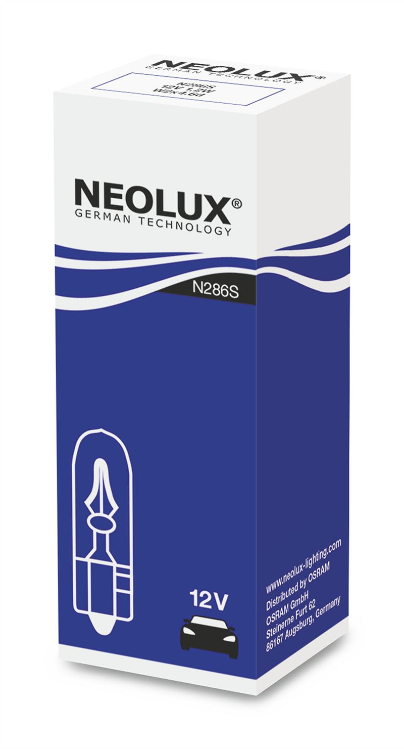 Neolux N286S 12v 1.2w W2x4.6d (286) Single box