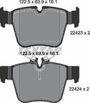 Textar Brake Pad Set - 2242301