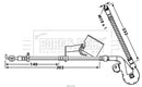 Borg & Beck Brake Hose  - BBH7842 fits Peugeot 407 02/04-05/07