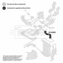 Borg & Beck Turbo Hose  - BTH1605 fits Audi A4 1.8T