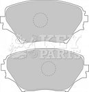 Key Parts Brake Pad Set - KBP1803 fits Toyota Rav-4 08/00-04/06