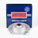 Borg & Beck Brake Disc Single  - BBD5721S fits Renault Megane,Scenic 99-