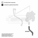 Borg & Beck Turbo Hose Part No -BTH1299