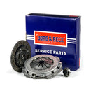Borg & Beck Clutch Kit 3-In-1  - HK7617 fits Fiat Punto, Van 1.2i