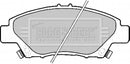 Borg & Beck Front Brake Pad Set - BBP2207 fits Honda Jazz,Insight 10/08-