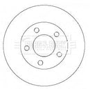 Borg & Beck Brake Disc Pair  - BBD4430 fits Mazda Tribute 01-04