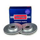 Borg & Beck Brake Disc Pair  - BBD4073 fits Vaux,opel.astra IV,zafira 98-