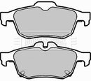 Borg & Beck Rear Brake Pad Set - BBP2303 fits Renault Latitude 02/11-