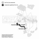First Line Turbo Hose  - FTH1103 fits VAG Transporter 2.5D 96-04
