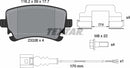Volkswagen, Brake Pad Set - Textar 2332602