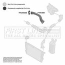 First Line Turbo Hose  - FTH1392 fits GM 1.9D 8V Z19DTL Z19DT 06-