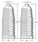 Borg & Beck Steering Gaiter Kit Part No -BSG3227