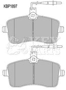 Key Parts Brake Pad Set - KBP1897 fits Peugeot 407 1.6,1.8,2.0 04-