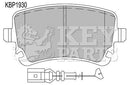 Key Parts Brake Pad Set - KBP1930 fits Audi A6 Avant quattro RS6 02-