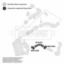 Borg & Beck Turbo Hose  - BTH1125 fits VAG A4,A6,Passat 1.8T,1.9TDi