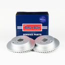 Borg & Beck Brake Disc Pair  - BBD5455 fits Subaru Forester 2.0i 03/13-