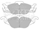 Key Parts Brake Pad Set - KBP1563 fits Vauxhall Astra 98-