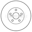 Borg & Beck Brake Disc Pair Part No -BBD5206