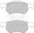 Borg & Beck Front Brake Pad Set - BBP1902 fits Chrysler Voyager 16 01-