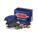 Borg & Beck Front Brake Pad Set - BBP1967 fits Citroen C1 05-
