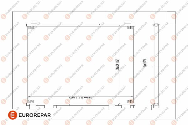 Eurorepar Air Conditioning Condenser - 1609633780