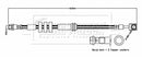 Borg & Beck Brake Hose Part No -BBH8864