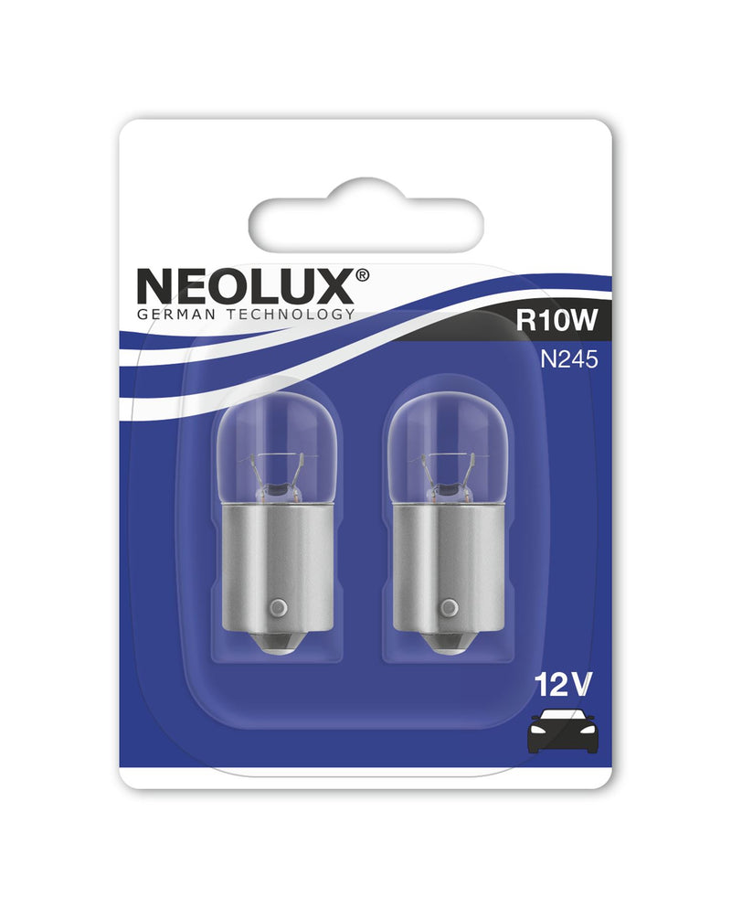 Neolux N245-02B 12v 10w BA15s (245) Twin blister