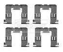 Borg & Beck Fitting Kit -  Pads  - BBK1379 fits Nissan Patrol (Y61) 00-10
