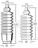 First Line Steering Gaiter Kit  - FSG3033 fits Ford, Talbot, Vauxhall