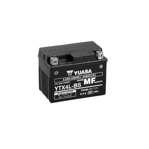 Yuasa YTX4L 3.2Ah Motorcycle Battery