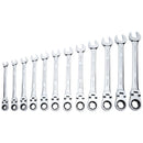 Carlyle Hand Tools - Carlyle Metric Flexible Ratcheting Wrench Set (12 Pieces)