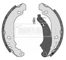 Borg & Beck Rear Brake Shoes  - BBS6283 fits Peugeot 206 1998-