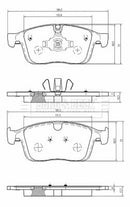 Borg & Beck Front Brake Pad Set -BBP2604