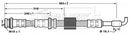 Borg & Beck Brake Hose  - BBH7208 fits Suzuki Baleno 1.8 96-02