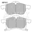 Key Parts Brake Pad Set - KBP1612 fits Vauxhall Astra/Zafira 98-
