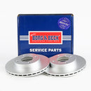 Borg & Beck Brake Disc Pair  - BBD4155 fits Mitsubishi Carisma H/B/Saloon