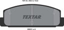 Textar Brake Pad Set - 2003101