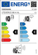 Yokohama 175 65 15 88H BluEarth ES32 tyre